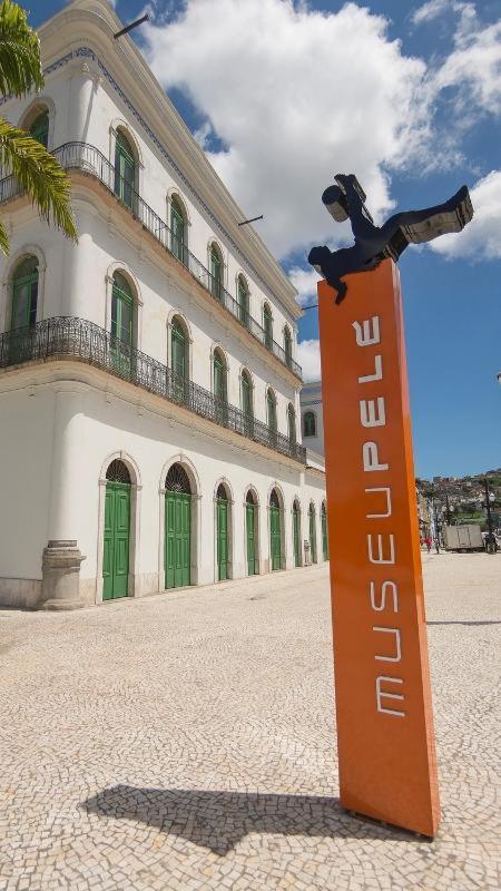 Apartamento Em Santos No Gonzaga Em Frente A Praia Exterior foto