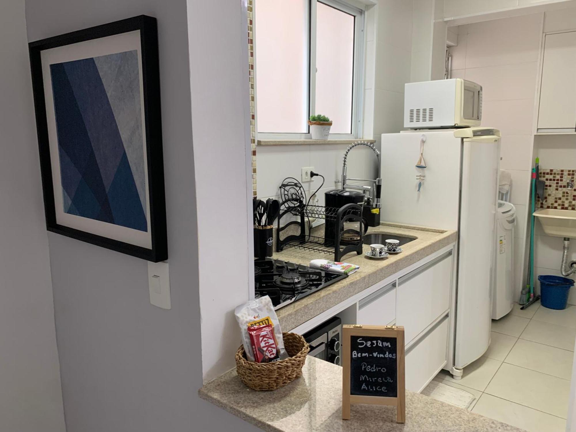 Apartamento Em Santos No Gonzaga Em Frente A Praia Exterior foto
